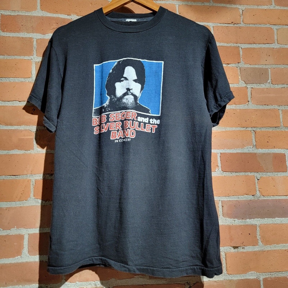 Vintage Bob Seger Silver Bullet Band American Storm 1986 Tour Shirt Large